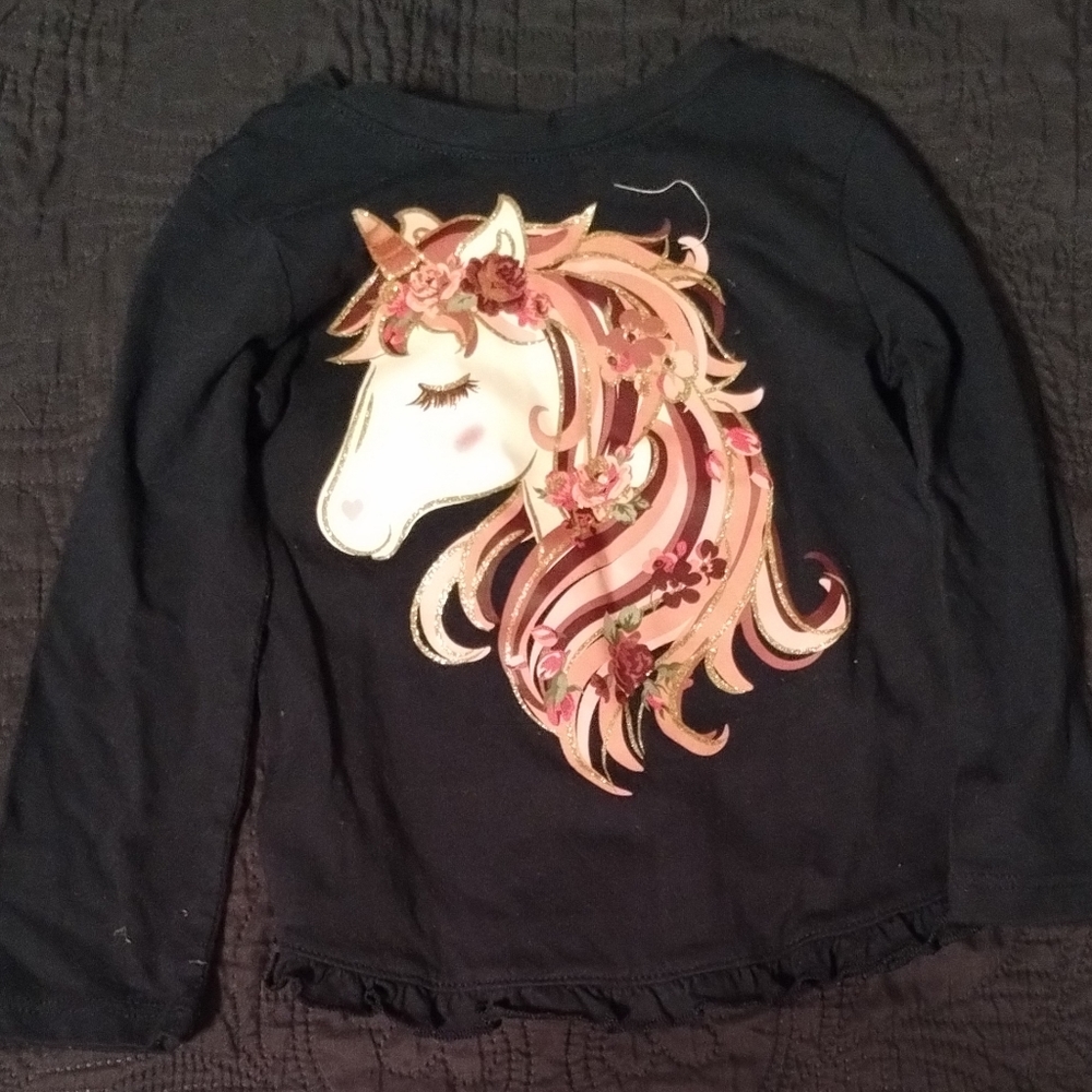 Bundled girl 18 months shirt and onsie